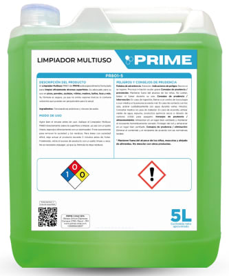 PRIME LIMPIADOR MULTIUSO 5 LT