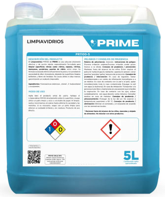 PRIME LIMPIAVIDRIOS 5 LT TRADICIONAL