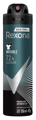 REXONA DESODORANTE SPRAY 150 ML INVISIBLE MEN 72 H