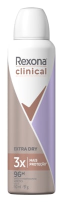REXONA CLINICAL DESODORANTE SPRAY 150 ML EXTRA DRY