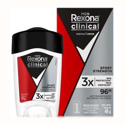 REXONA CLINICAL DESODORANTE BARRA 48 GR SPORT STRENGHT