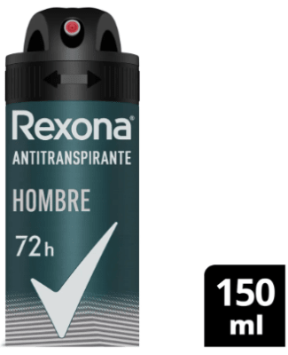 REXONA DESODORANTE SPRAY 150 ML HOMBRE 72 H