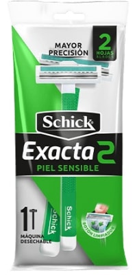 SCHICK MÁQUINA AFEITAR 2 HOJAS PIEL SENSIBLE