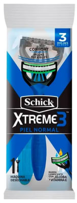 SCHICK XTREME MÁQUINA AFEITAR 3 HOJAS NORMAL