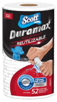 SCOTT PAÑO DURAMAX 52 UN REUTILIZABLE BLANCO