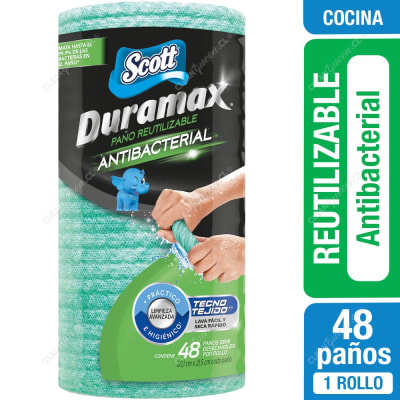 SCOTT PAÑO DURAMAX 48 UN ANTIBACTERIAL REUTILIZABLE