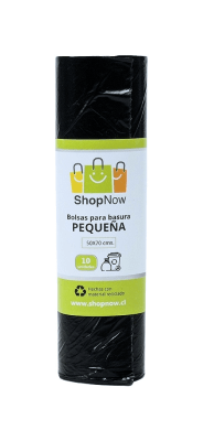 BOLSA BASURA ROLLO 10 UN SHOP NOW 50X70 CMS