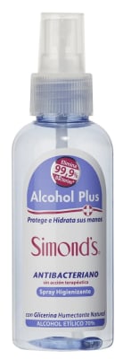 SIMONDS ALCOHOL SPRAY ANTIBACTERIANO 130 ML