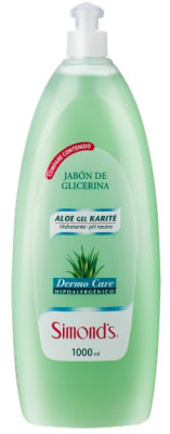 SIMONDS JABÓN LÍQUIDO BOTELLA 1 LT ALOE GEL KARITÉ