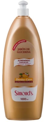 SIMONDS JABÓN LÍQUIDO BOTELLA 1 LT ALMENDRAS CHOCOLATE