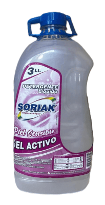 SORIAK DETERGENTRE GEL ACTIVO 3 LTS PIEL SENSIBLE