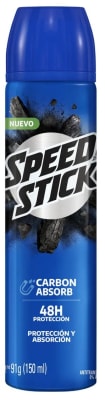SPEED STICK DESODORANTE SPRAY 150 ML CARBÓN