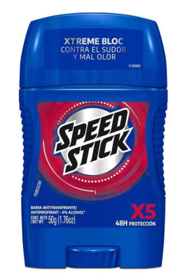 SPEED STICK DESODORANTE BARRA 50 GR X5