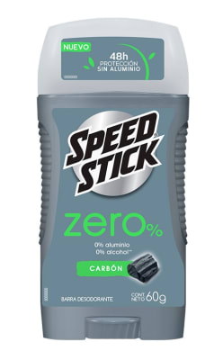 SPEED STICK DESODORANTE BARRA 76 GR ZERO ALUMINIO
