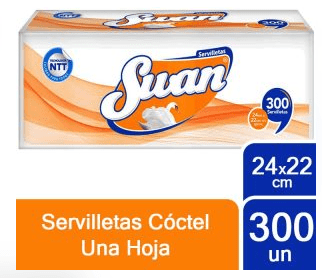 SWAN SERVILLETA CÓCTEL 300 UN