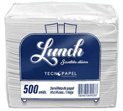 TECNOPAPEL SERVILLETA INTERFOLIADA 500 UN LUNCH