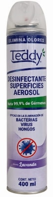 TEDDY DESINFECTANTE SPRAY 400 ML LAVANDA