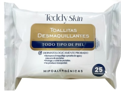 TEDDY TOALLA HÚMEDA SKIN 25 UN DESMAQUILLANTES