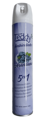 TEDDY DESODORANTE EN SPRAY 400 ML ARÁNDANO