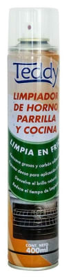 TEDDY LIMPIADOR DE HORNO, PARRILLA Y COCINA SPRAY 400 ML