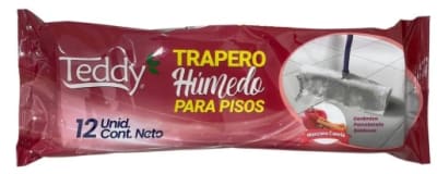 TEDDY TRAPERO HÚMEDO 12 UN MANZANA CANELA