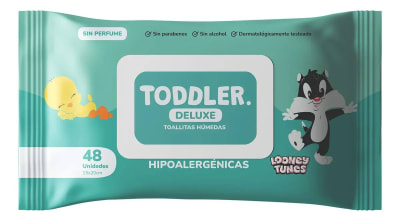 TODDLER TOALLA HÚMEDA HIPOALERGÉNICA 48 UN SIN PERFUME