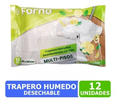 FORNO TRAPERO HÚMEDO DESINFECTANTE  12 UN LIMÓN