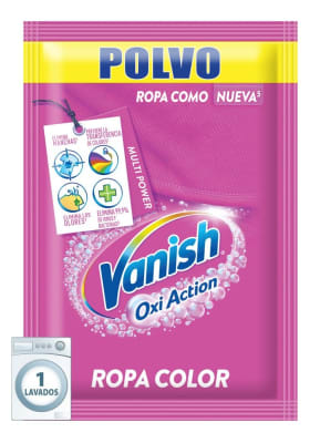 VANISH POLVO QUITAMANCHAS 30 GR ROPA COLOR