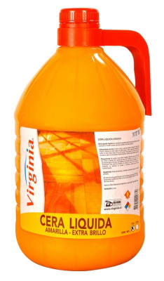 VIRGINIA CERA CREMA PARA PISO MADERA Y PARQUET 5 LT AMARILLA