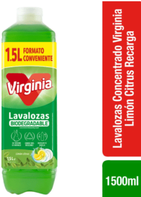 VIRGINIA  LAVALOZA 1.5 LT LIMÓN BOTELLA