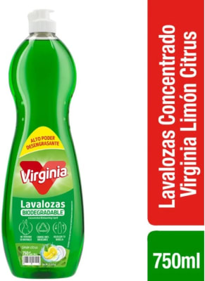 VIRGINIA LAVALOZA 750 ML BOTELLA LIMÓN CITRUS