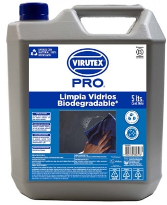 VIRUTEX LIMPIAVIDRIOS PRO 5 LT