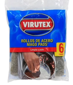 VIRUTEX VIRUTILLA MAGO PADS SIN JABON 6 UN