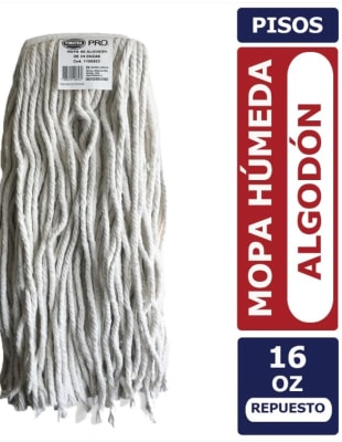 VIRUTEX MOPA HÚMEDA ALGODÓN PRO 16 ONZAS REPUESTO