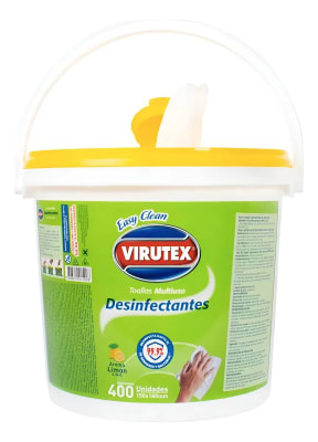 VIRUTEX TOALLA HÚMEDA DESINFECTANTE 400 UN TARRO