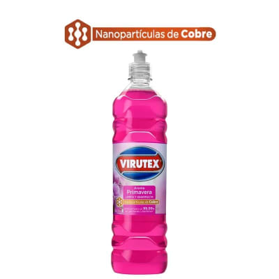 VIRUTEX LIMPIAPISOS 900 ML PRIMAVERA
