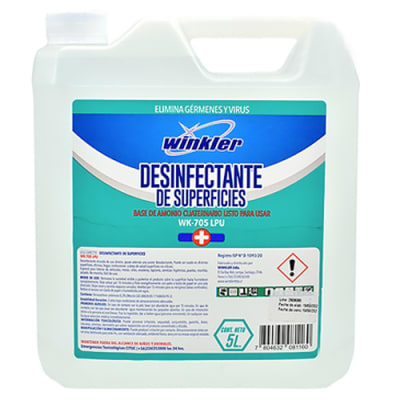 WINKLER DESINF 5 LTS WK 705 LPU AMONIO CUAT