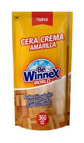 WINNEX CERA CREMA 360 ML AMARILLA