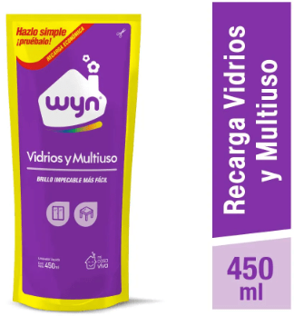 WYN LIMPIA VIDRIO 450 ML DOYPACK