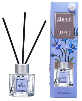 ZHENG DIFUSOR AROMÁTICO 50 ML CAMPANILLA 5 VARILLAS
