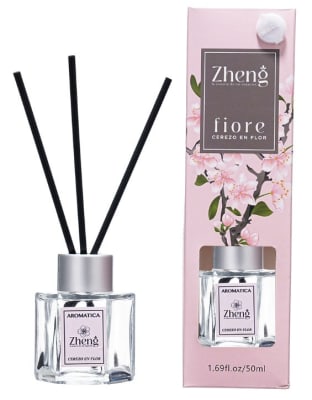 ZHENG DIFUSOR AROMÁTICO 50 ML CEREZO EN FLOR 5 VARILLAS
