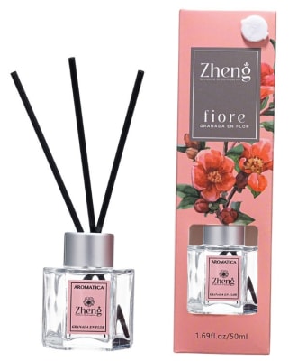 ZHENG DIFUSOR AROMÁTICO 50 ML GRANADA EN FLOR 5 VARILLAS