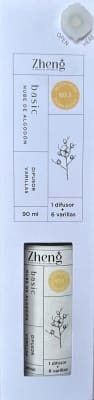 ZHENG DIFUSOR AROMÁTICO 90 ML NUBE DE ALGODÓN 6 VARILLAS