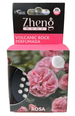 ZHENG ROCA VOLCÁNICA PERFUMADA PARA AUTOMÓVIL AROMA ROSA