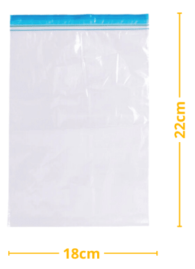 AILEDA BOLSA HERMÉTICA 18X22 CMS TALLA M 25 UN2