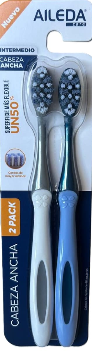 AILEDA PACK CEPILLO 2 UN CABEZA ANCHA INTERMEDIO1