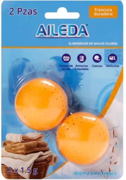 AILEDA ESFERAS DESODORANTE PARA ROPA AROMA LINO 2 UN1