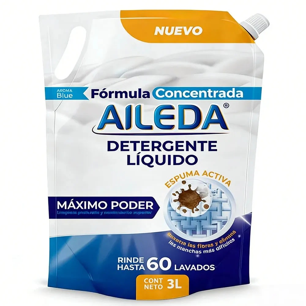 AILEDA DETERGENTE LÍQUIDO CONCENTRADO 3 LT BLUE1