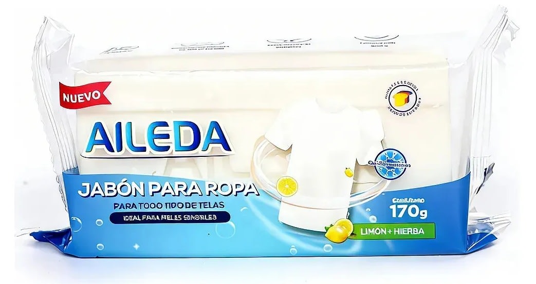 AILEDA JABÓN BARRA LAVAR 170 GR LIMÓN HIERBA1