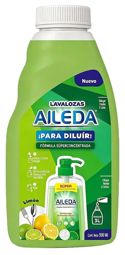 AILEDA LAVALOZA PARA DILUIR 500 ML LIMÓN FÓRMULA CONCENTRADA1